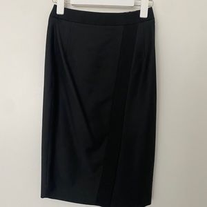 Ted Baker London Wool Blend Pencil Skirt in Black, Size 0